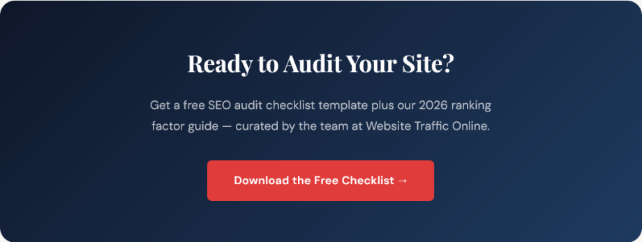 Ready to Audit Your Site?