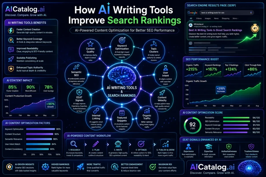 How AI Writing Tools Improve Search Rankings